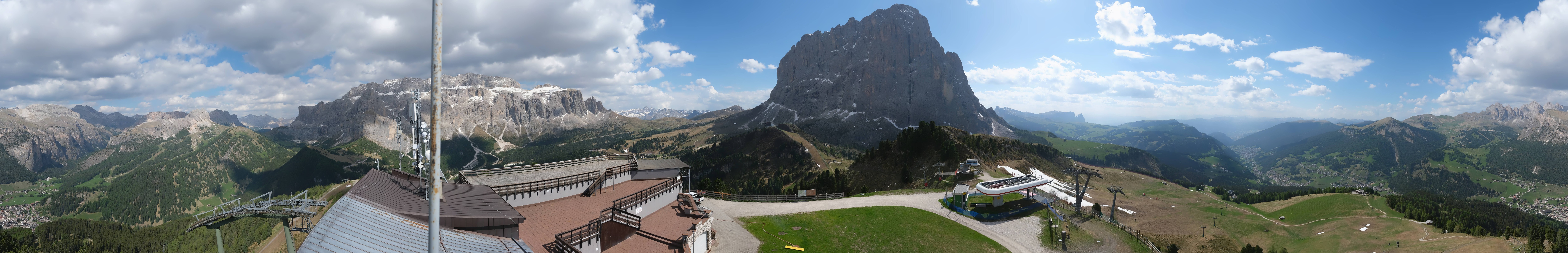 Archiv Foto Webcam Gröden: Ausblick Ciampinoi
