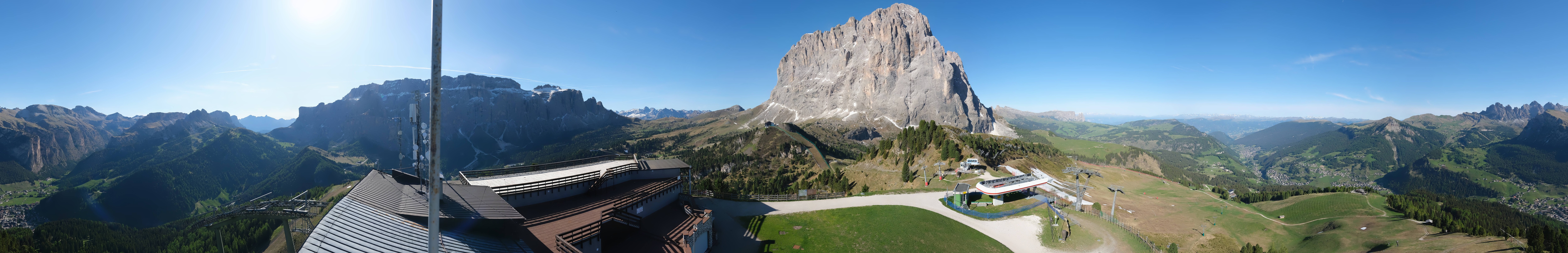 Archiv Foto Webcam Gröden: Ausblick Ciampinoi