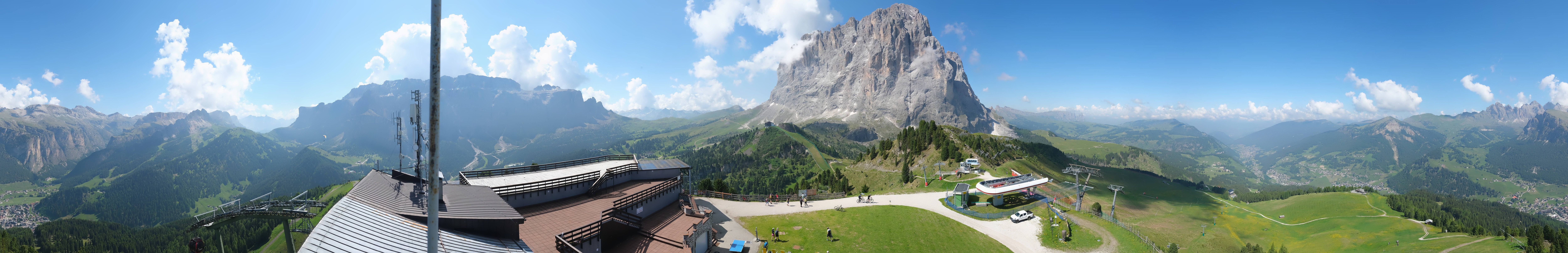 Archiv Foto Webcam Gröden: Ausblick Ciampinoi