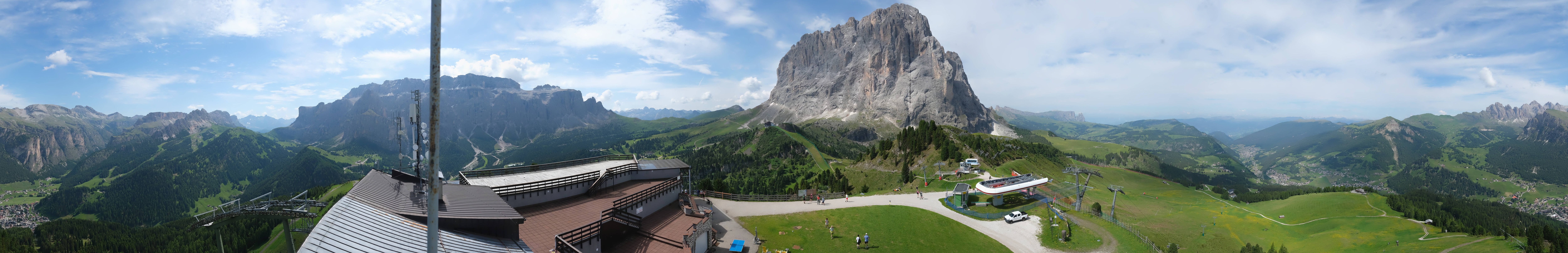 Archiv Foto Webcam Gröden: Ausblick Ciampinoi