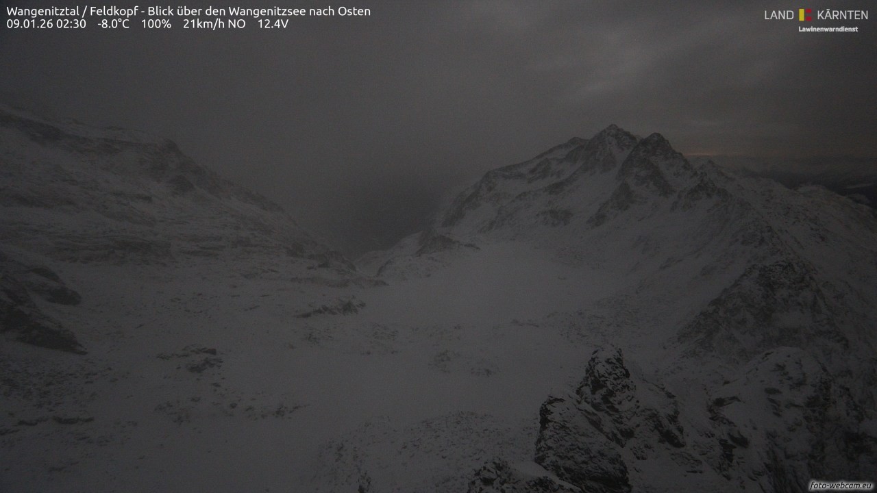 Archived image Webcam Feldkopf Wangenitztal - View to the East