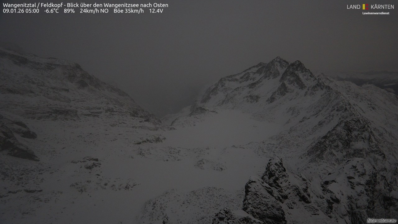 Archived image Webcam Feldkopf Wangenitztal - View to the East