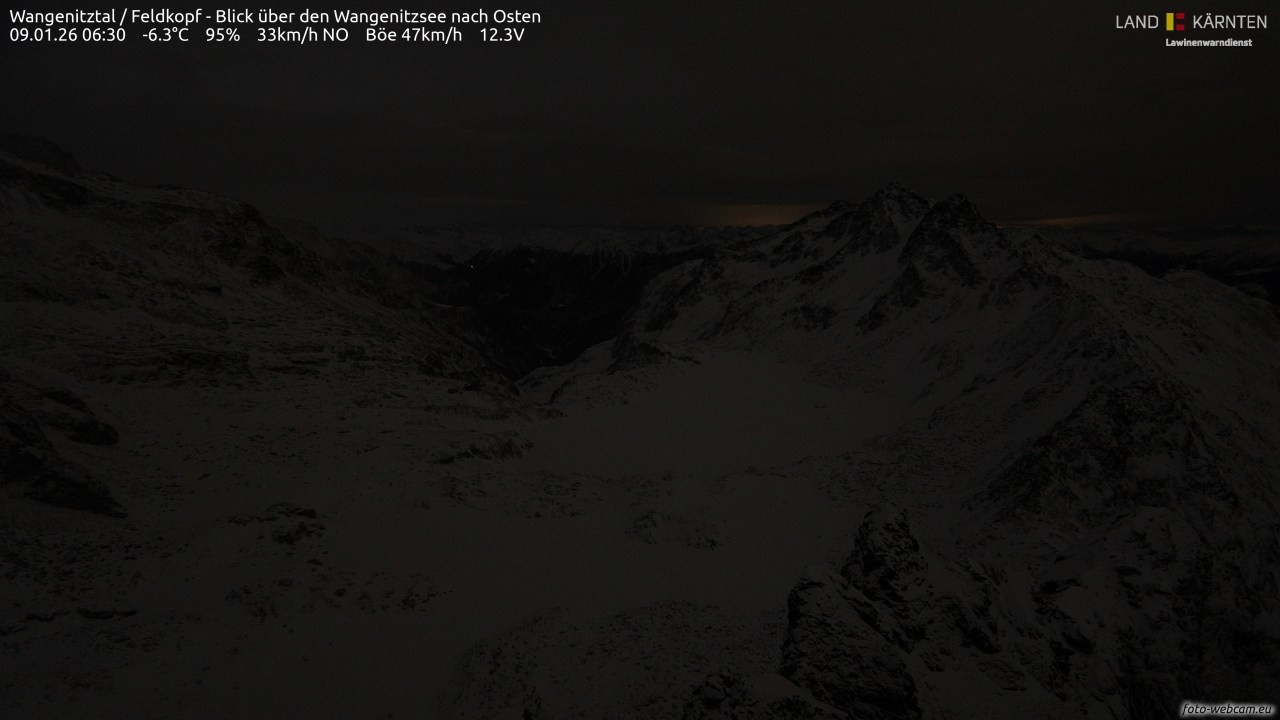 Archived image Webcam Feldkopf Wangenitztal - View to the East