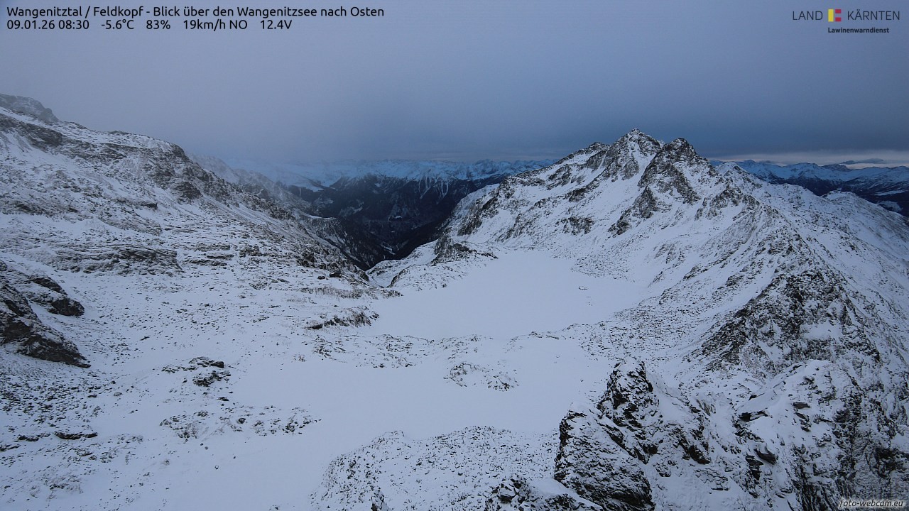 Archived image Webcam Feldkopf Wangenitztal - View to the East