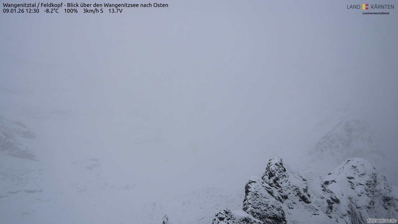 Archived image Webcam Feldkopf Wangenitztal - View to the East