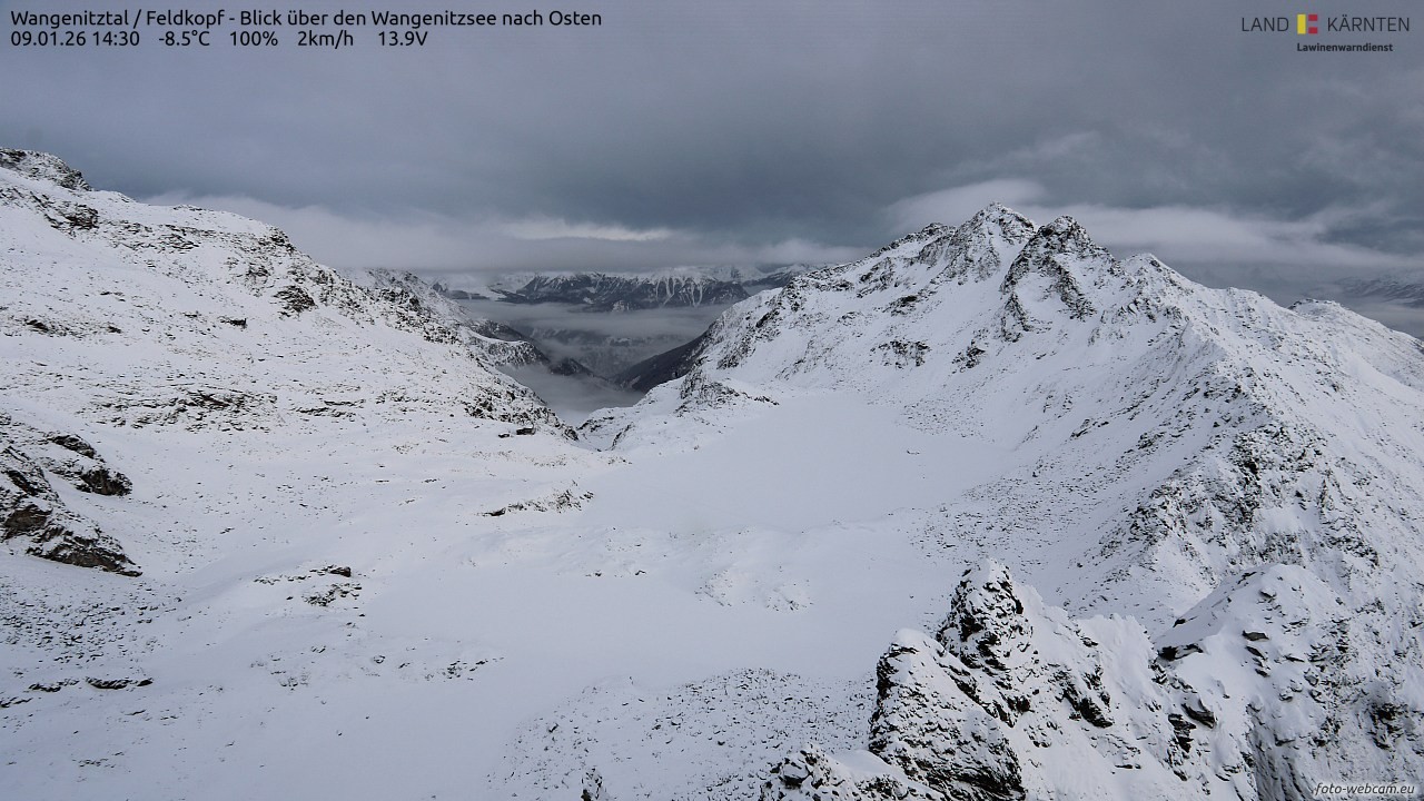 Archived image Webcam Feldkopf Wangenitztal - View to the East