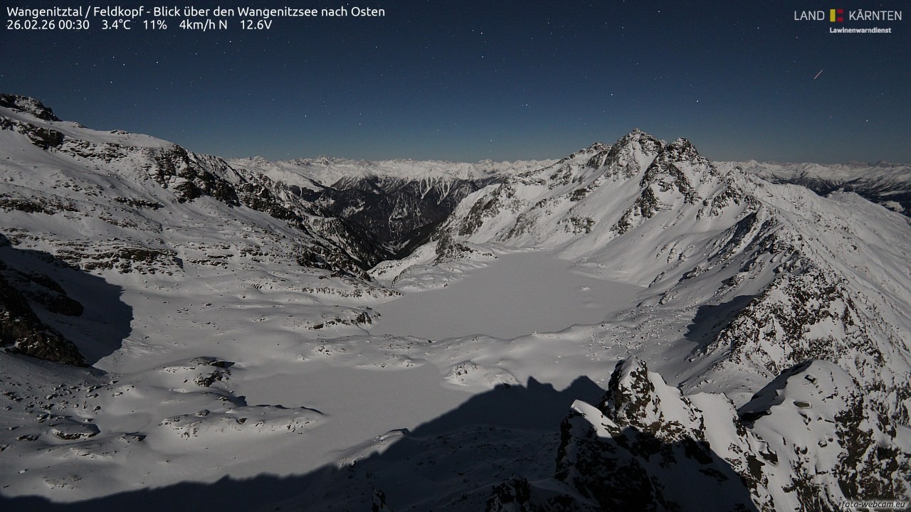 Archived image Webcam Feldkopf Wangenitztal - View to the East