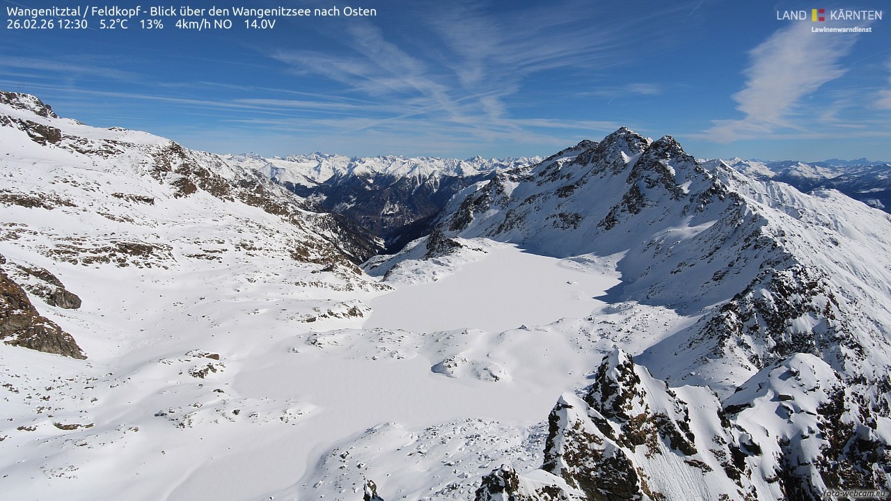 Archived image Webcam Feldkopf Wangenitztal - View to the East