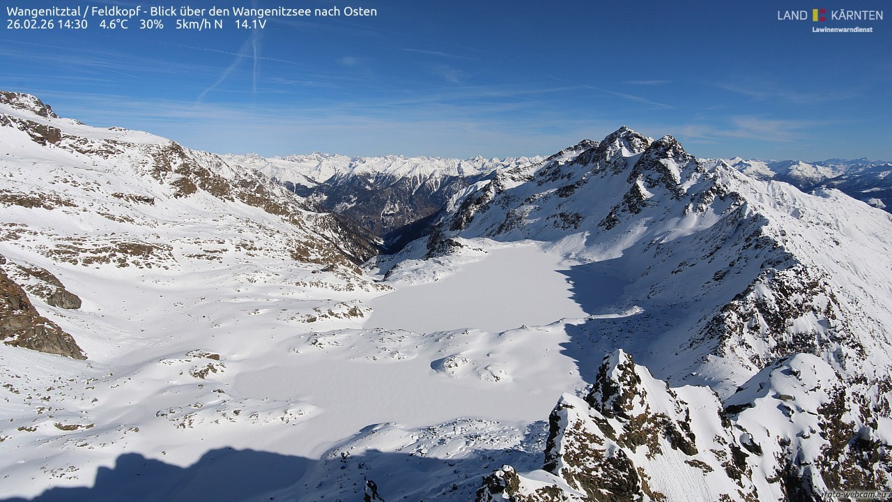 Archived image Webcam Feldkopf Wangenitztal - View to the East