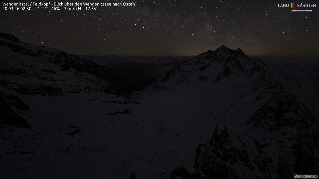 Archived image Webcam Feldkopf Wangenitztal - View to the East