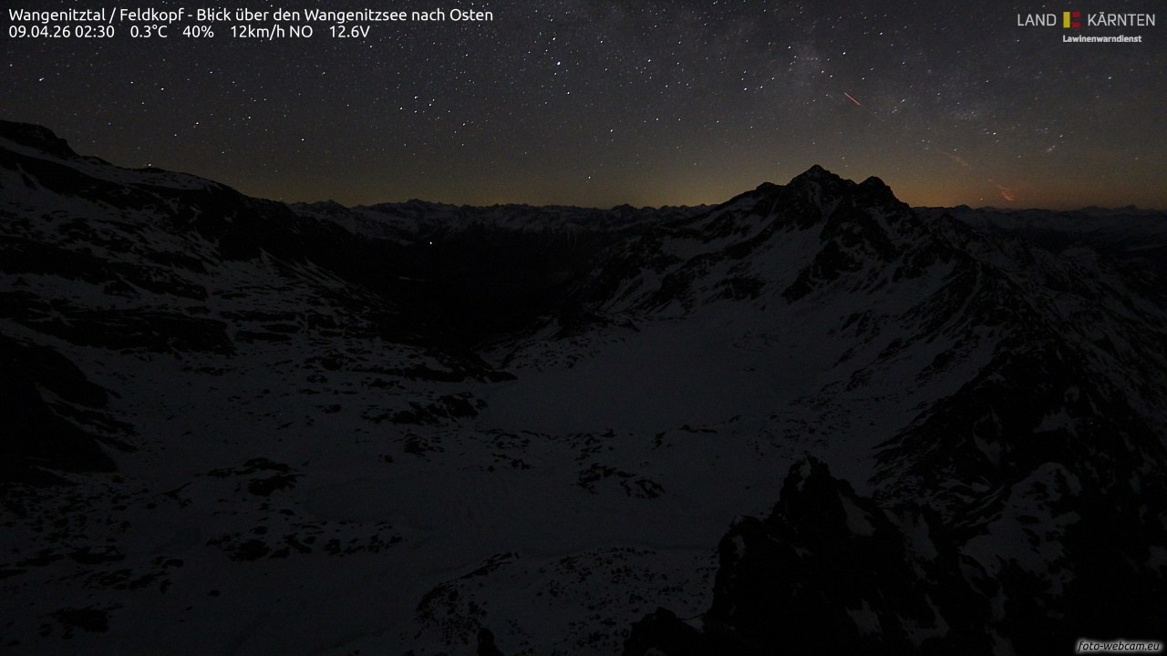 Archived image Webcam Feldkopf Wangenitztal - View to the East