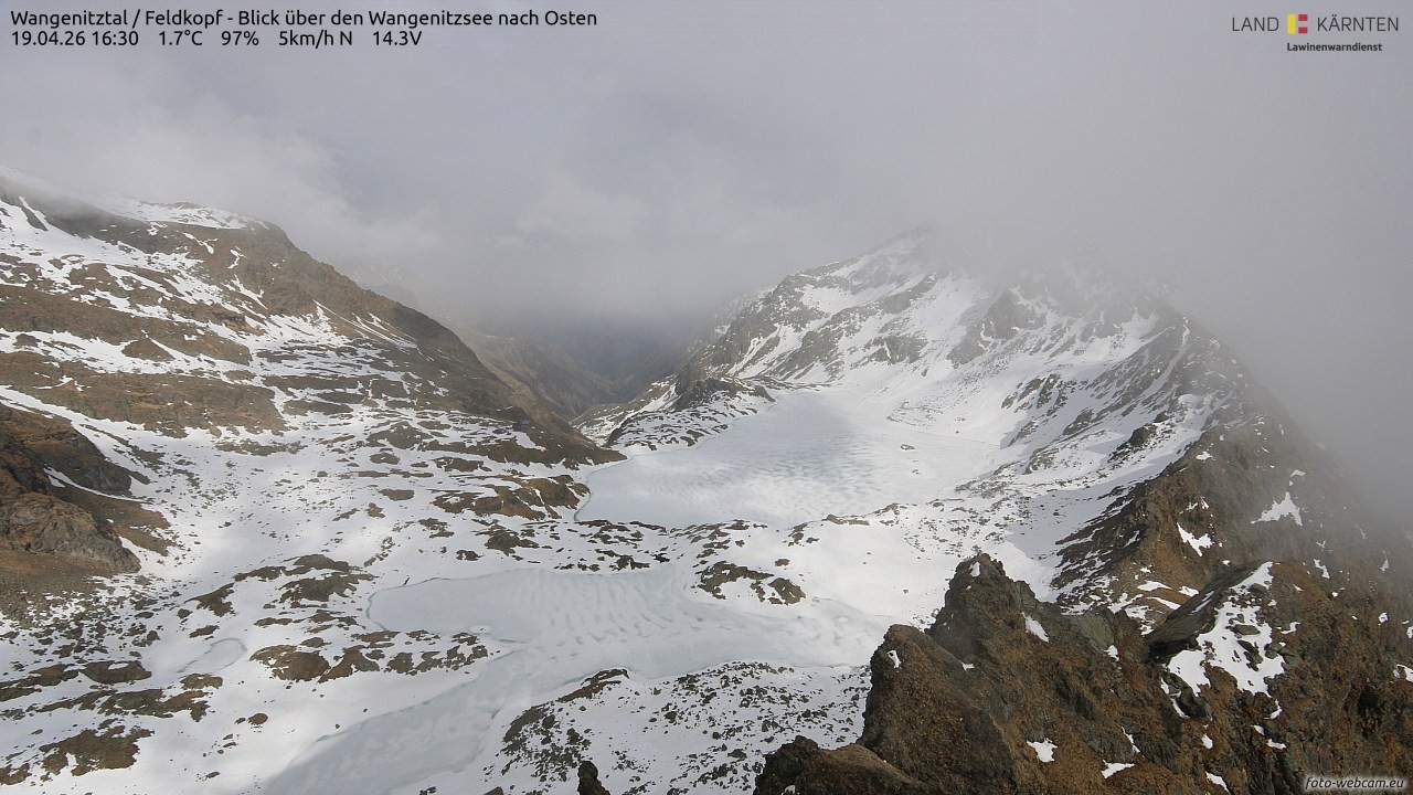Archived image Webcam Feldkopf Wangenitztal - View to the East