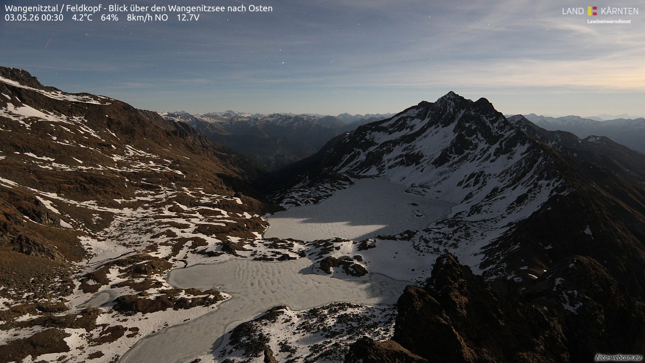 Archived image Webcam Feldkopf Wangenitztal - View to the East