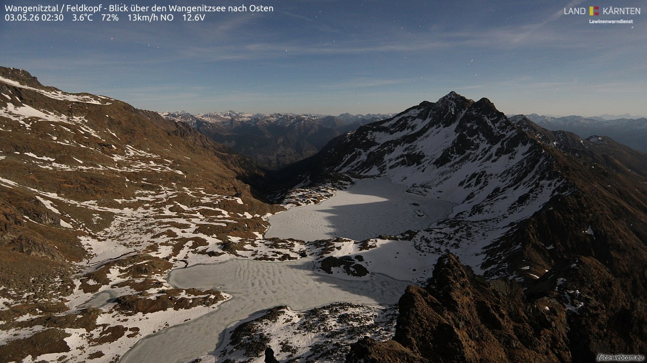 Archived image Webcam Feldkopf Wangenitztal - View to the East