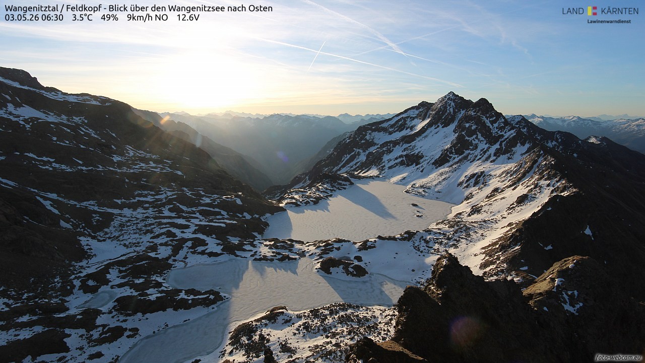 Archived image Webcam Feldkopf Wangenitztal - View to the East