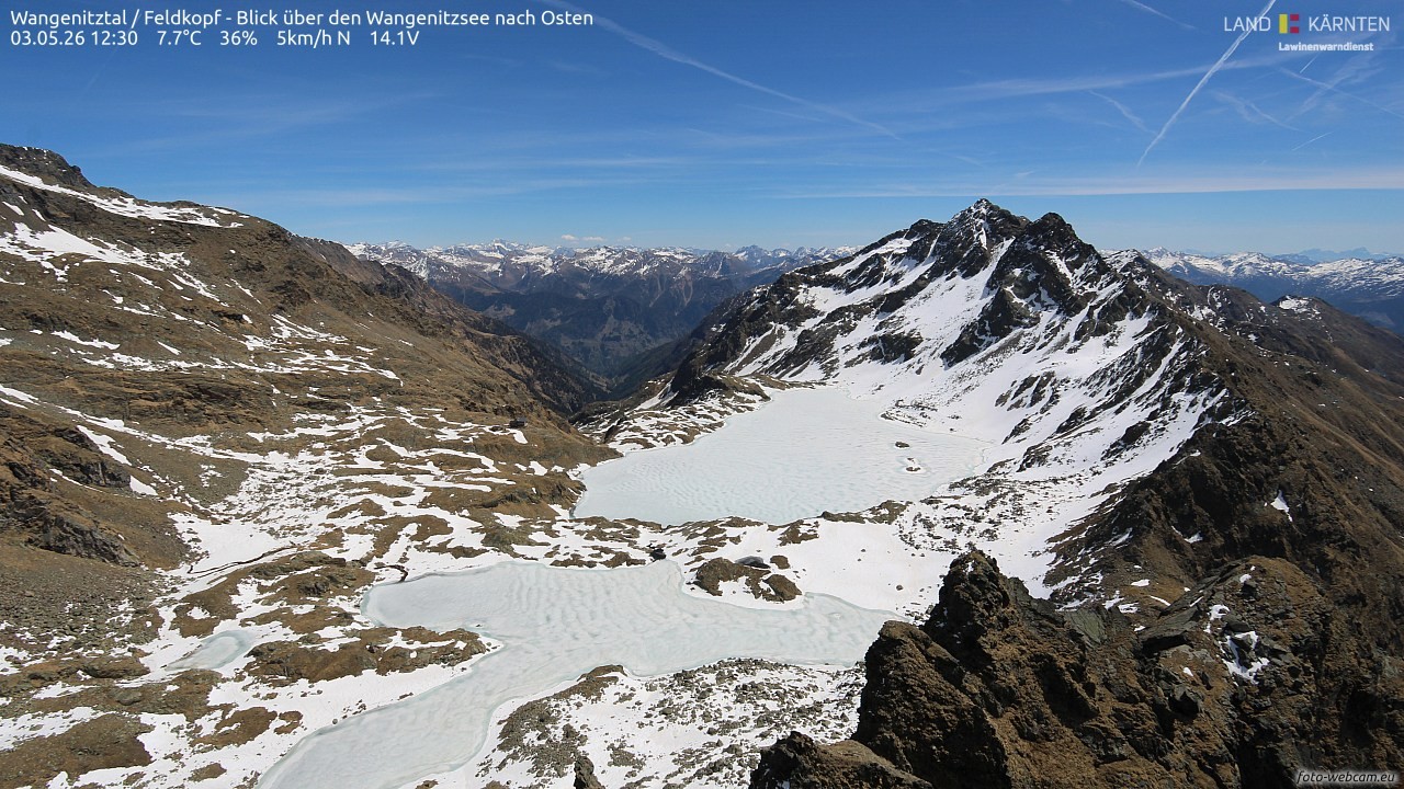 Archived image Webcam Feldkopf Wangenitztal - View to the East
