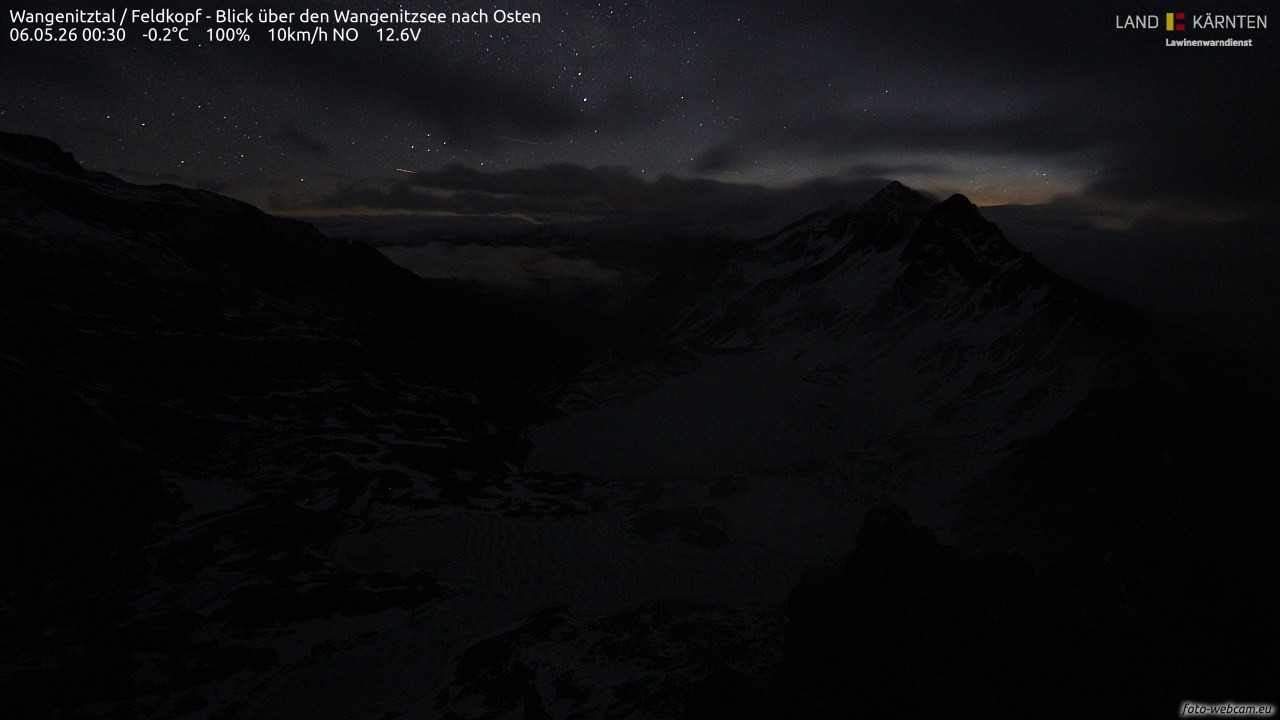 Archiv Foto Webcam Feldkopf - Blick über den Wangenitzsee nach Osten