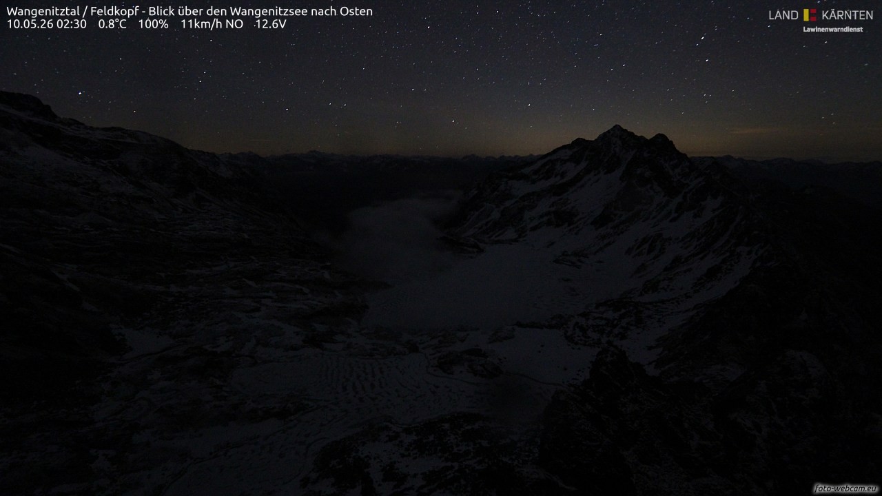 Archived image Webcam Feldkopf Wangenitztal - View to the East