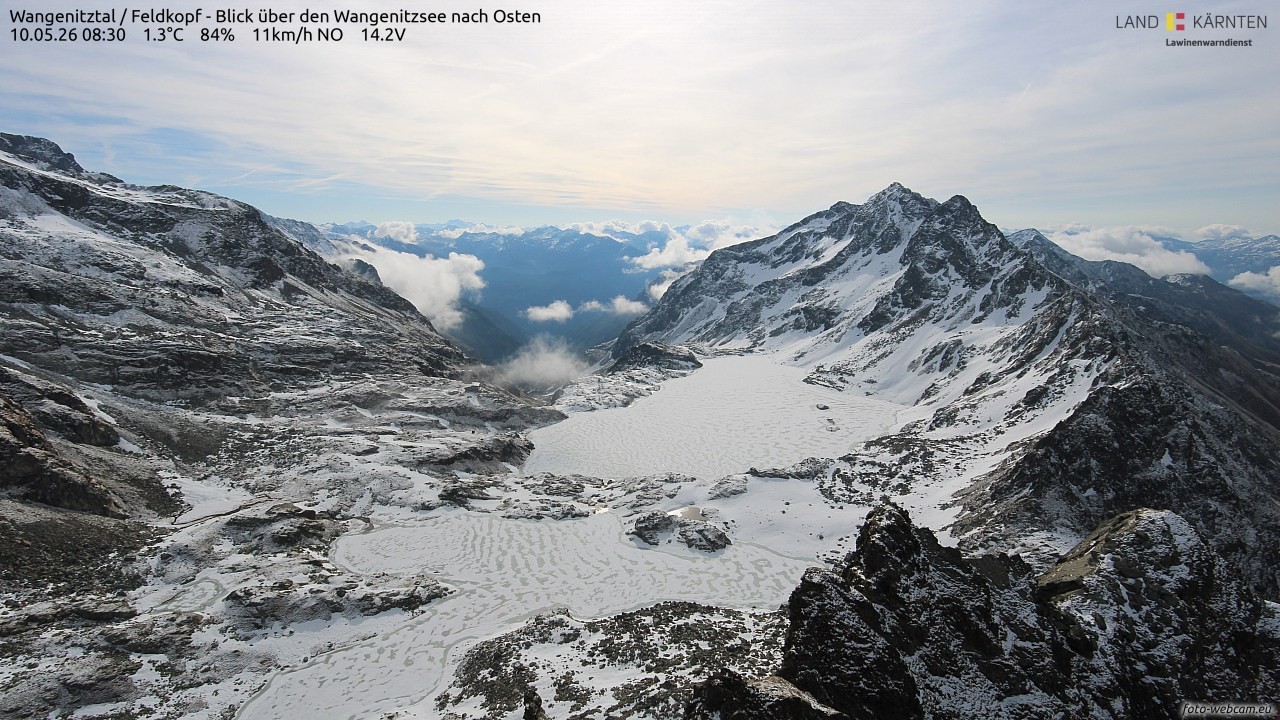 Archived image Webcam Feldkopf Wangenitztal - View to the East