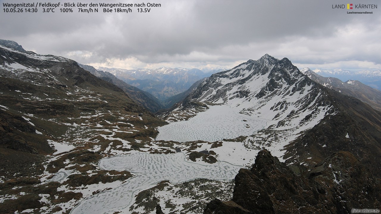 Archived image Webcam Feldkopf Wangenitztal - View to the East