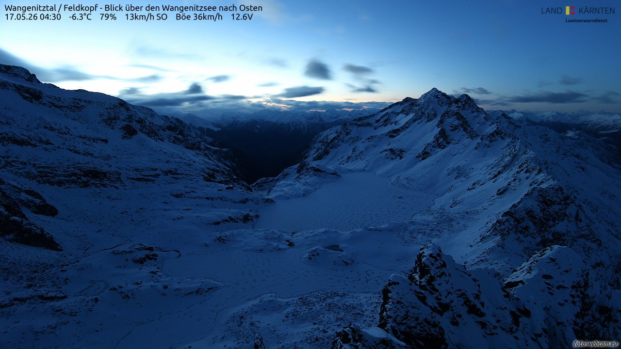 Archived image Webcam Feldkopf Wangenitztal - View to the East