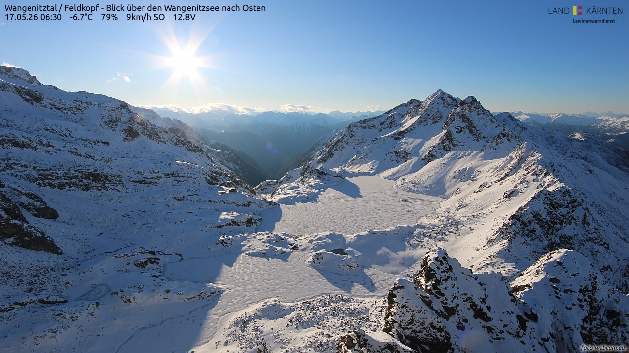 Archived image Webcam Feldkopf Wangenitztal - View to the East