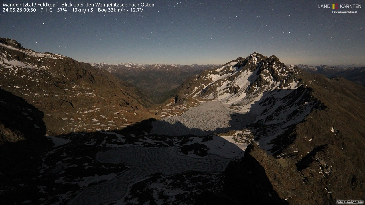 Archived image Webcam Feldkopf Wangenitztal - View to the East