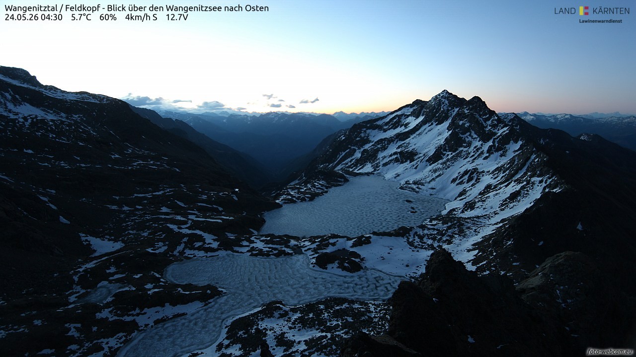 Archived image Webcam Feldkopf Wangenitztal - View to the East