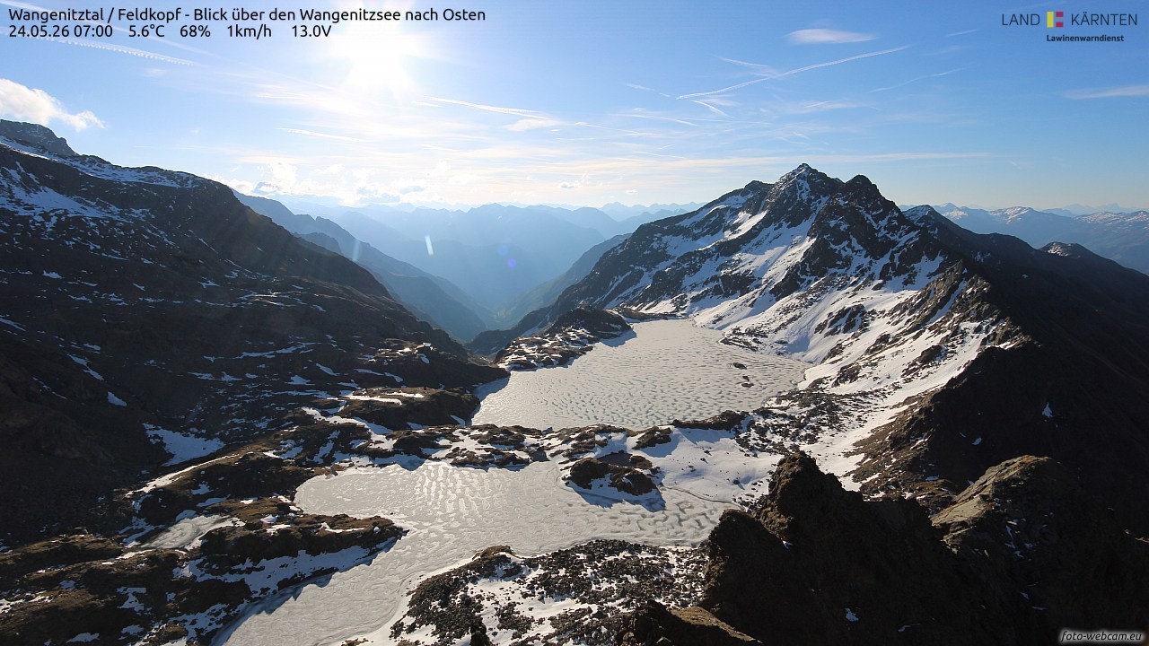Archived image Webcam Feldkopf Wangenitztal - View to the East