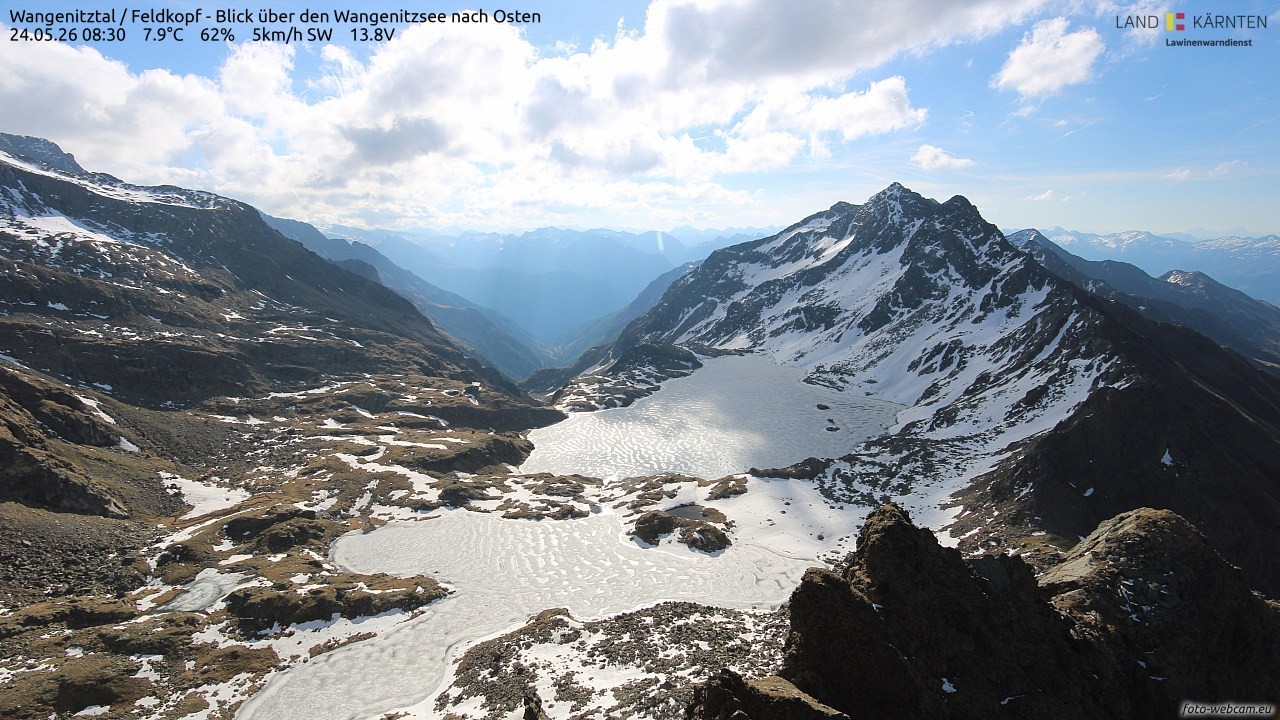 Archived image Webcam Feldkopf Wangenitztal - View to the East