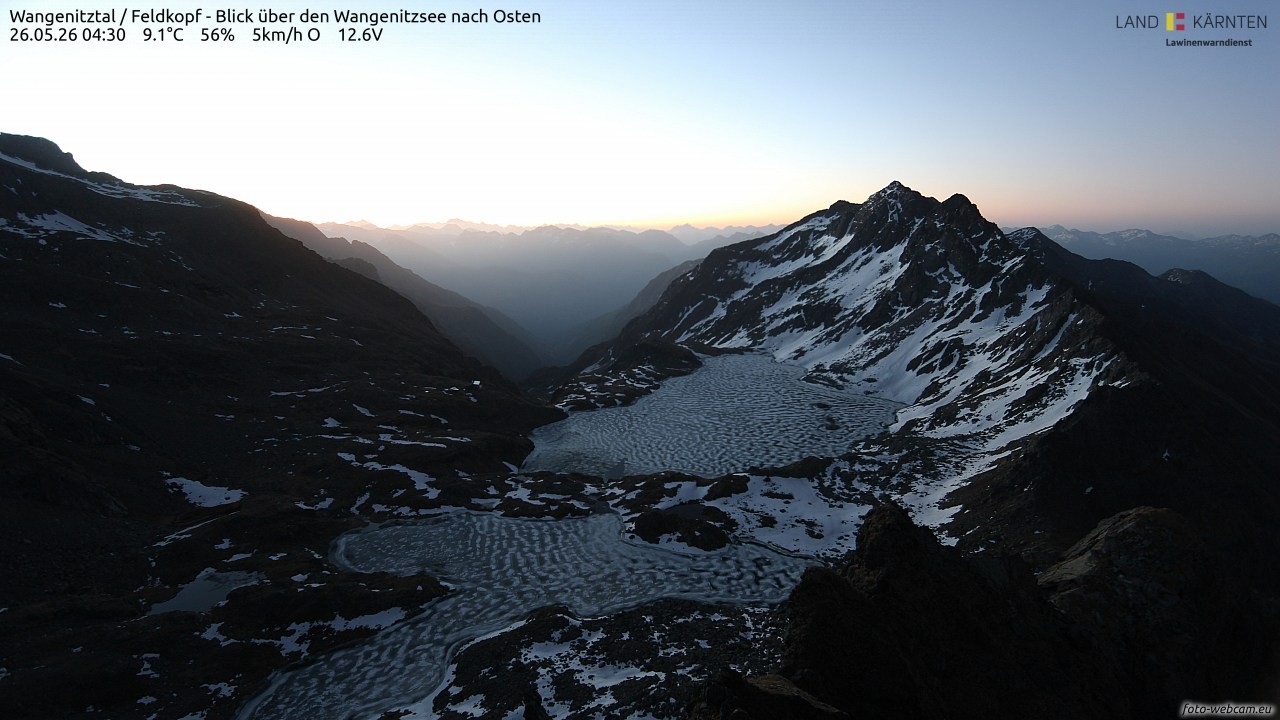 Archived image Webcam Feldkopf Wangenitztal - View to the East
