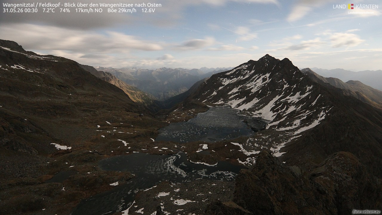 Archived image Webcam Feldkopf Wangenitztal - View to the East