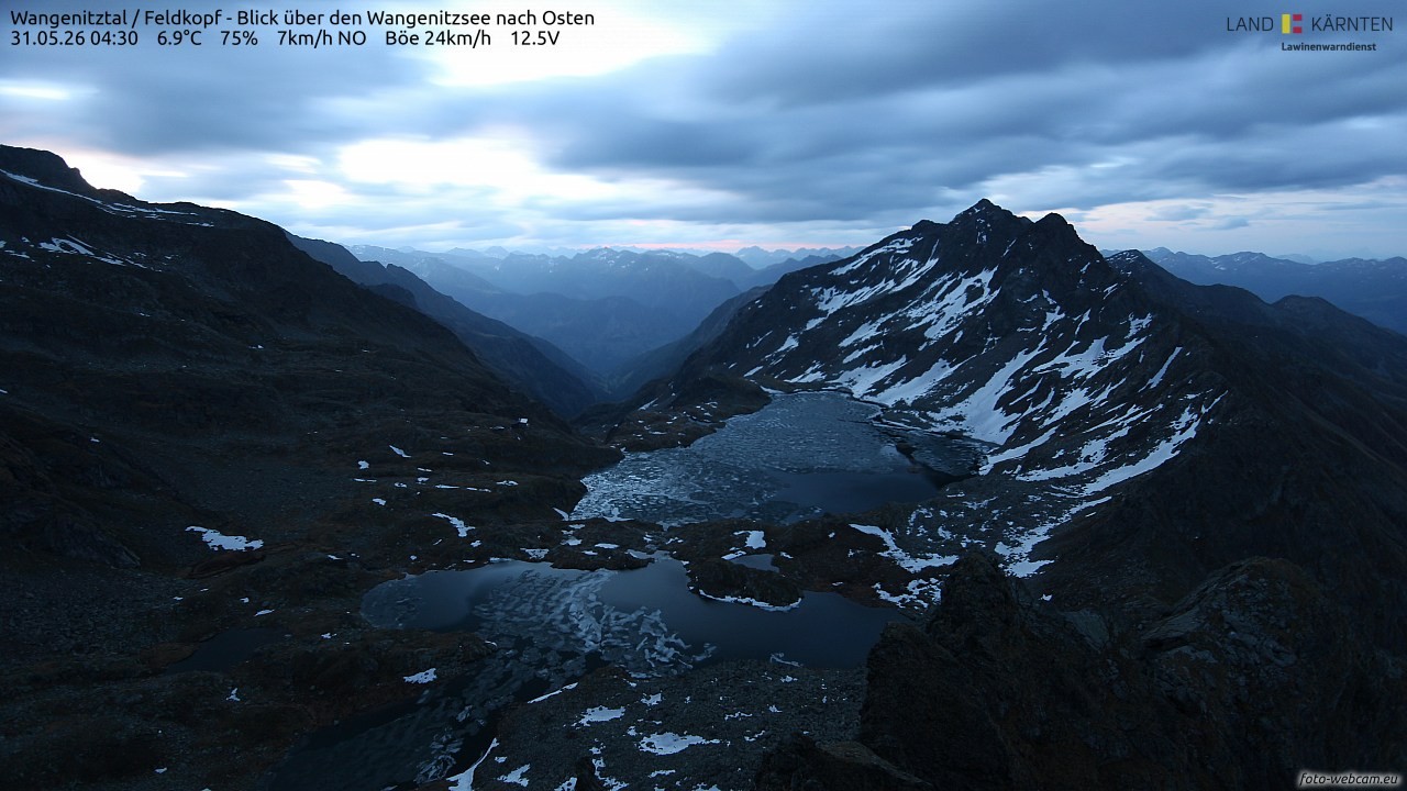 Archived image Webcam Feldkopf Wangenitztal - View to the East