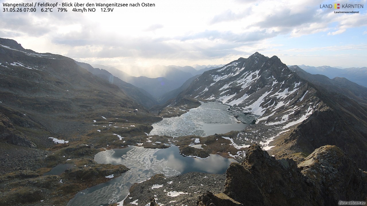 Archived image Webcam Feldkopf Wangenitztal - View to the East