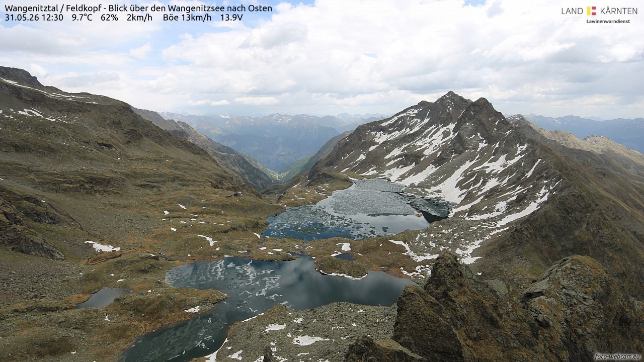 Archived image Webcam Feldkopf Wangenitztal - View to the East