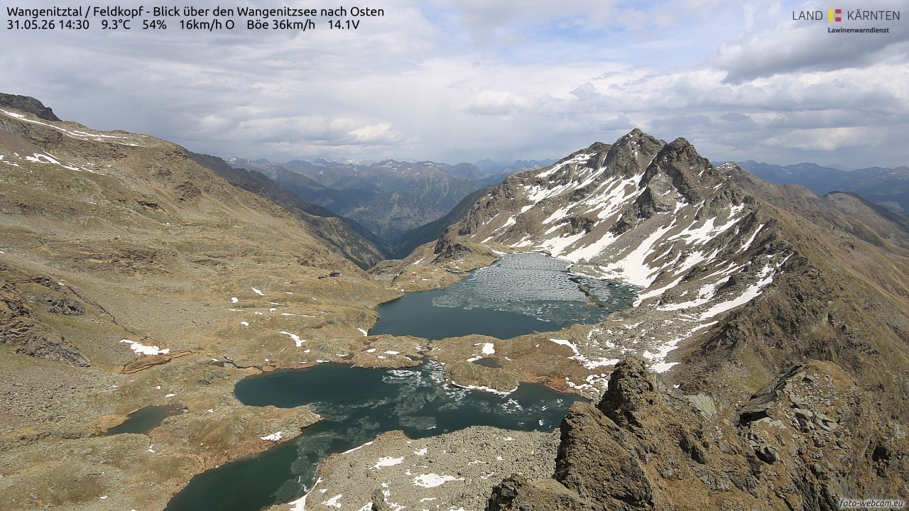 Archived image Webcam Feldkopf Wangenitztal - View to the East