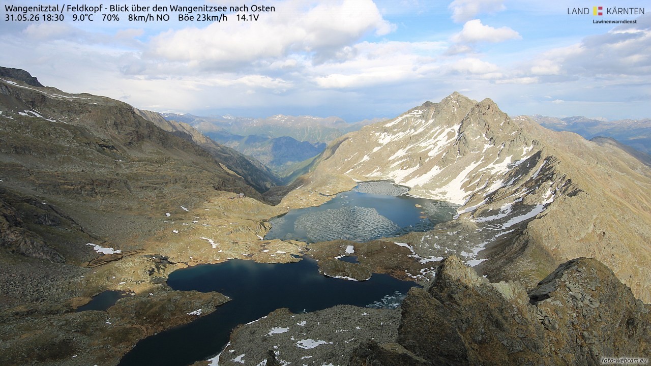 Archived image Webcam Feldkopf Wangenitztal - View to the East