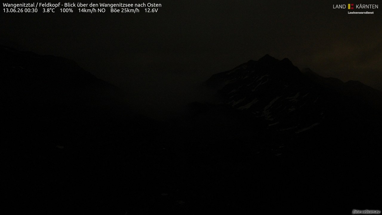 Archived image Webcam Feldkopf Wangenitztal - View to the East
