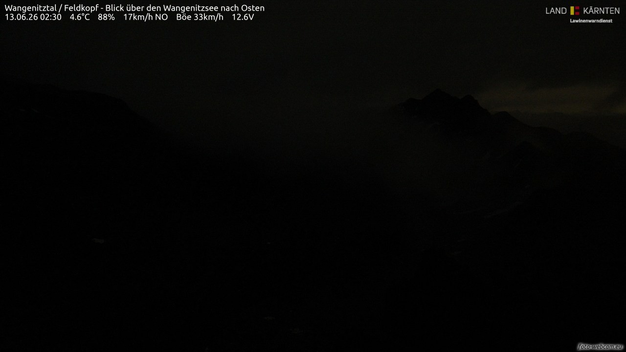 Archived image Webcam Feldkopf Wangenitztal - View to the East