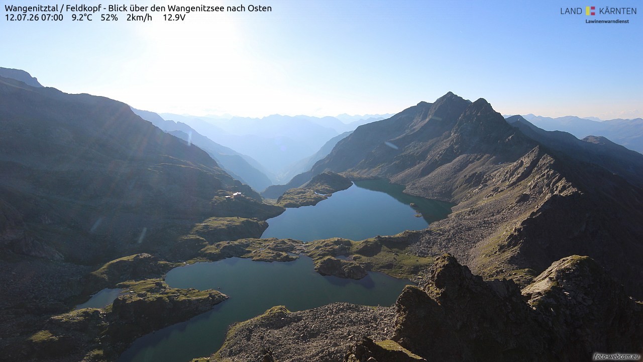 Archived image Webcam Feldkopf Wangenitztal - View to the East