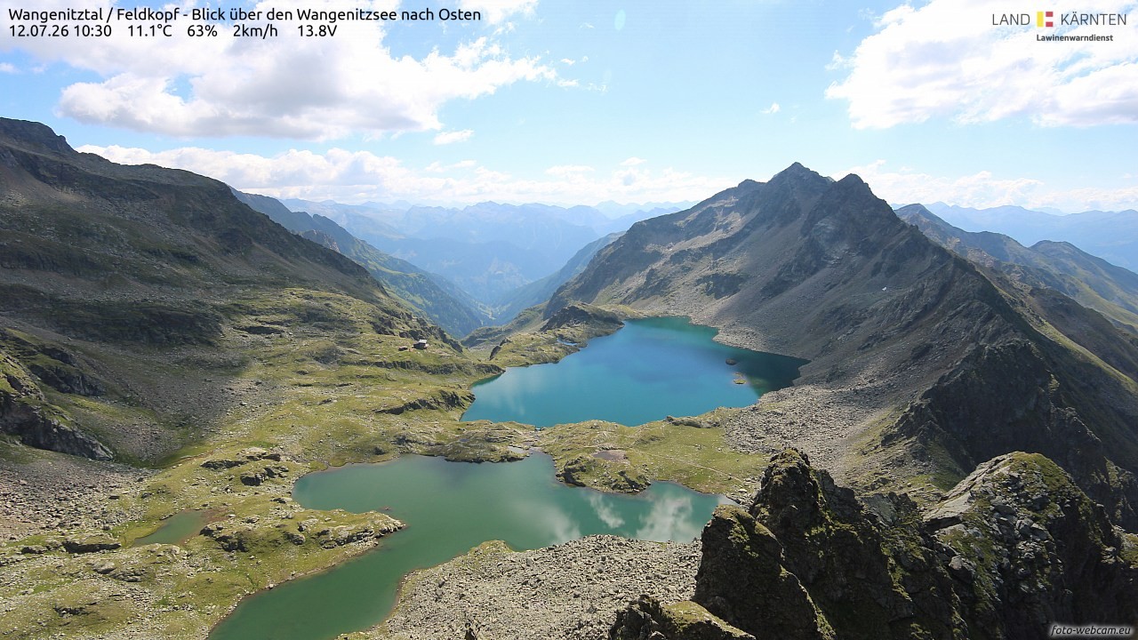 Archived image Webcam Feldkopf Wangenitztal - View to the East