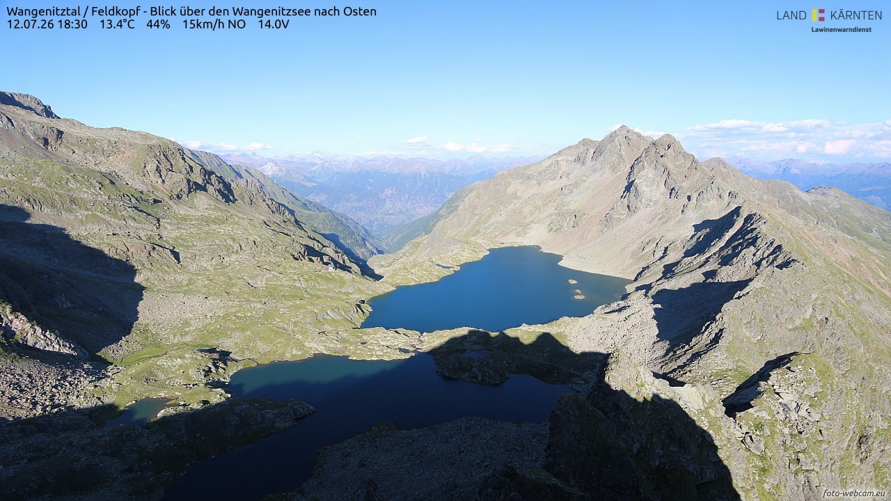 Archived image Webcam Feldkopf Wangenitztal - View to the East