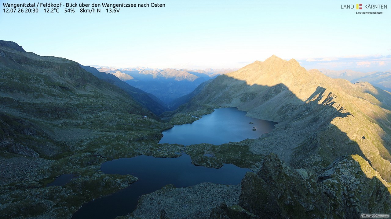 Archived image Webcam Feldkopf Wangenitztal - View to the East