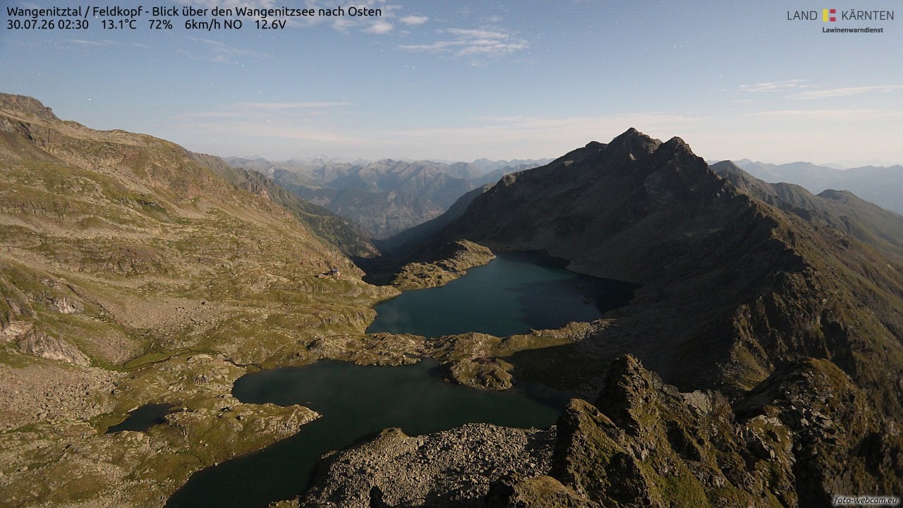 Archived image Webcam Feldkopf Wangenitztal - View to the East