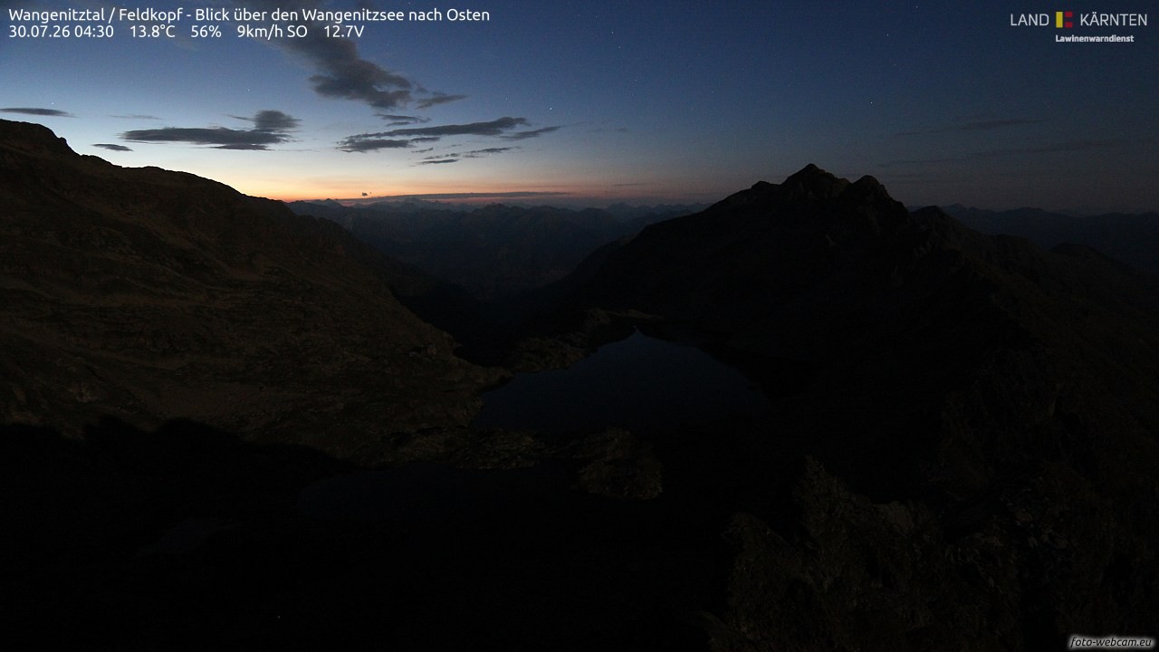 Archived image Webcam Feldkopf Wangenitztal - View to the East