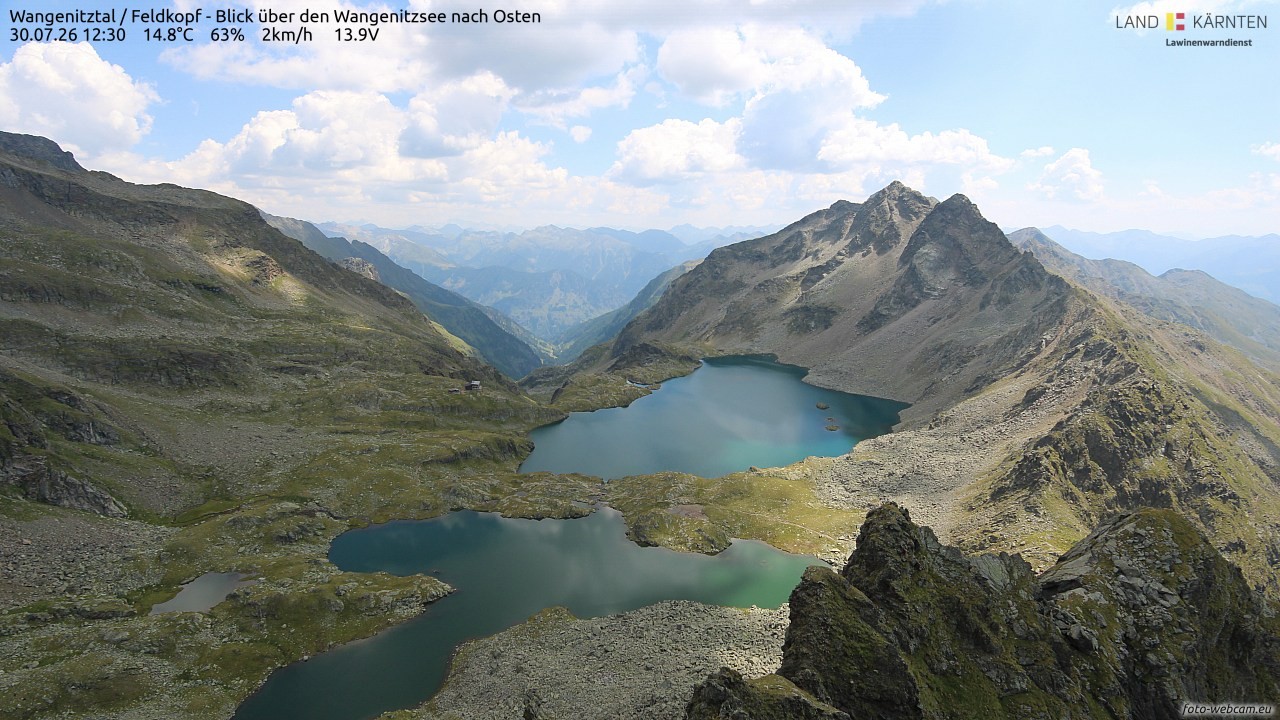 Archived image Webcam Feldkopf Wangenitztal - View to the East