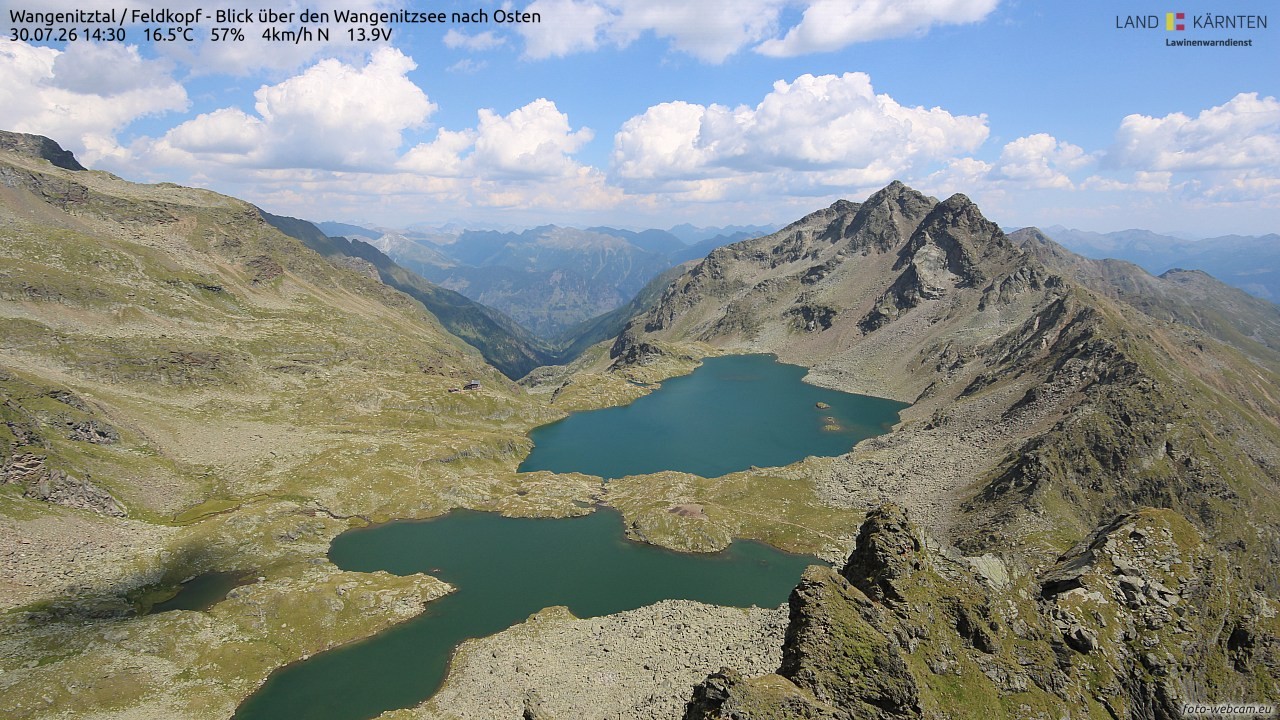 Archived image Webcam Feldkopf Wangenitztal - View to the East
