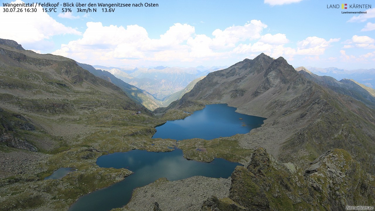 Archived image Webcam Feldkopf Wangenitztal - View to the East