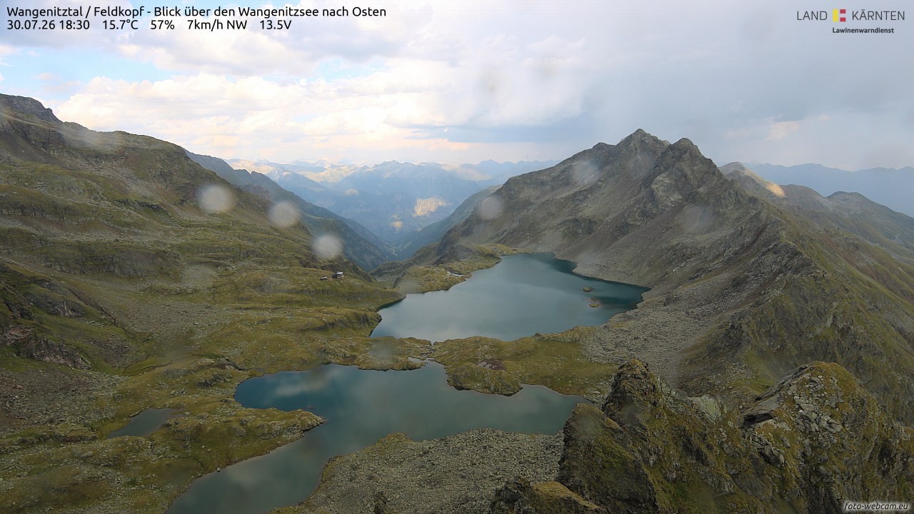 Archived image Webcam Feldkopf Wangenitztal - View to the East