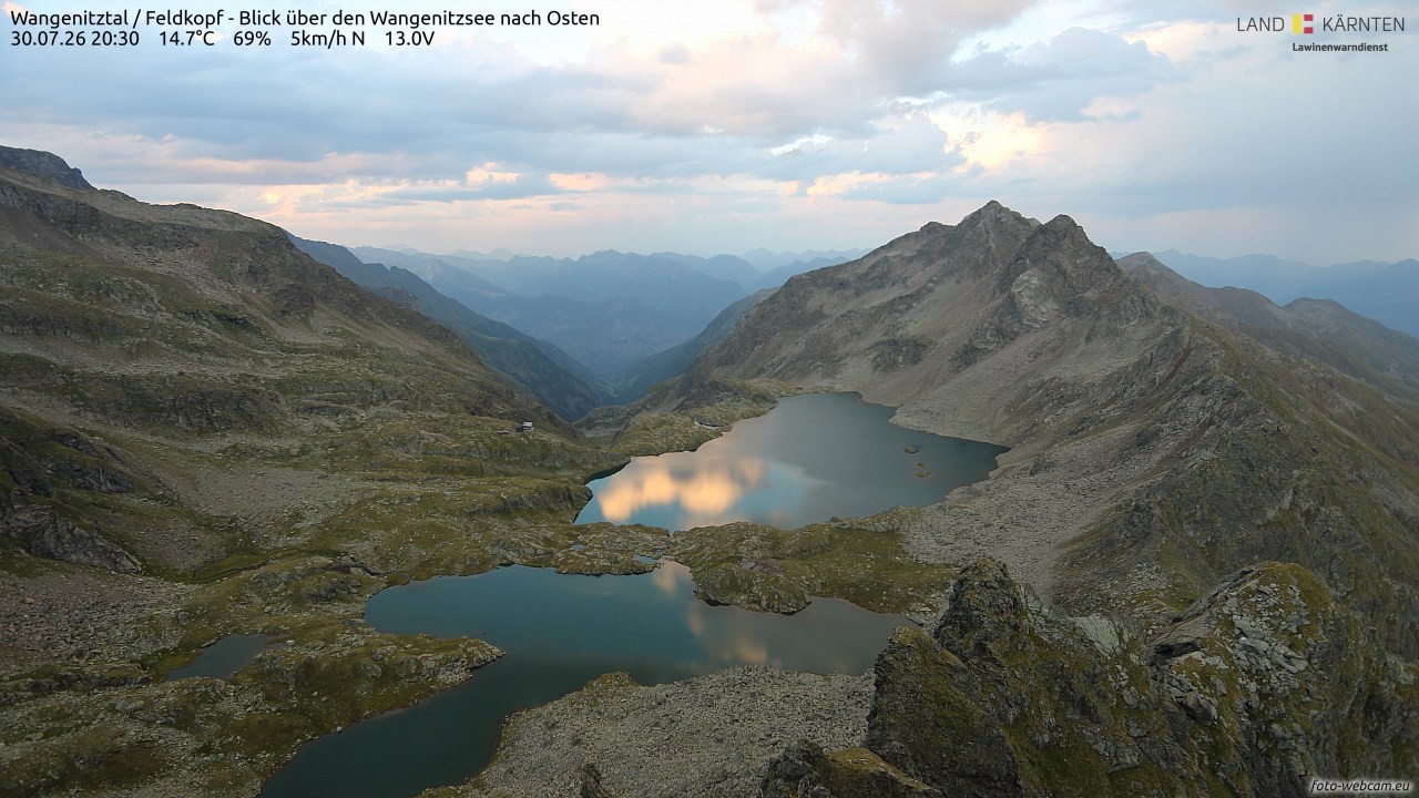 Archived image Webcam Feldkopf Wangenitztal - View to the East